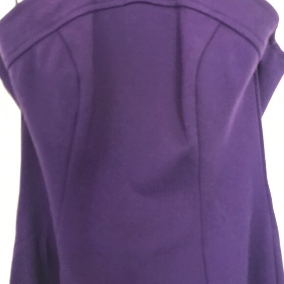 SMALL Short Mini Trina Turk Circular Neckline Purple Cocktail Evening Dress - Picture 2 of 10